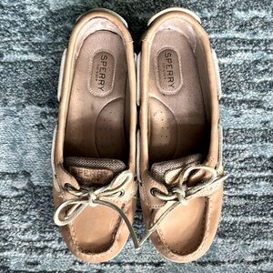 Sperry Top-Sider Angelfish Linen/Oat Boat shoe size 8